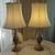 Antique Blue Lamps Shabby Chic Set of 2 1 thumbnail