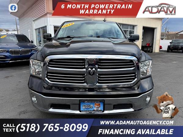 392 $/mes - 2015 Ram 1500 Big Horn 4x4 Crew Cab 5.5 - 24.999 $ (27 Colombia St Rensselaer, NY 12144)63478011565827122