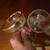 Vtg Pair of GOLD RIM crystal champagne glasses-WEDDING!! 13 thumbnail