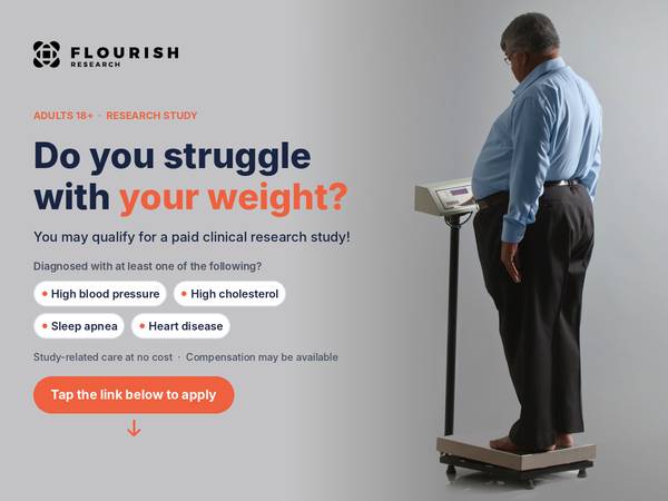 Weight Management Research Study Now Enrolling 1