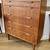 Vintage Mid Century Danish Teak Veneer 5 Drawer Tall Dresser. Made in 1 thumbnail