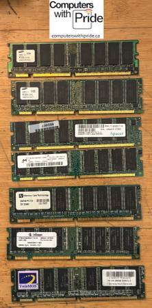 Various PC-133 Desktop Memory - See Description 1