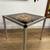 Danish 1970's Glass & Aluminum Side Table 7 thumbnail