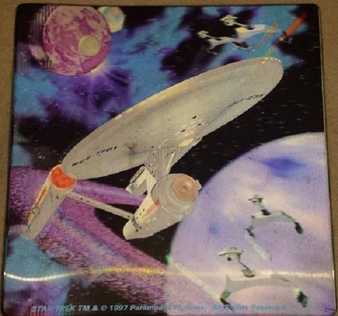 Star Trek 3D Mouse Pad Shooting Phasers 1