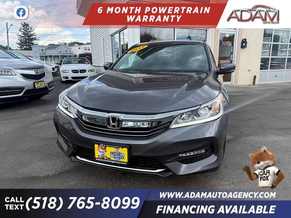 $298/mes - Honda Accord Sport Sedan 2017 con transmisión CVT - $18.999 (27 Colombia St, Rensselaer, NY 12144)63477936967041121