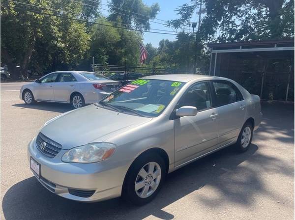 2003 Toyota Corolla  GAS SAVER & ULTRA LOW MILEAGE! Sedan - $6,995 (Eldorado Truck and Auto)63619407223555123