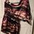 Women's Diva Blue Multicolored Off One Shoulder Half Sleeve Top 2 thumbnail