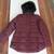Women's Large Burgundy Winter Snow Jacket, Zeroxposur 1 thumbnail