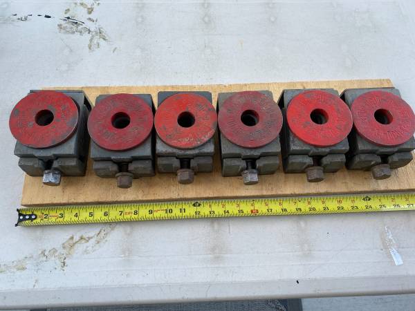 Vintage LEV-L-INE Machine mounts. 1