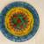 Unique artistic Reverse Painted Glass Platters 5 thumbnail
