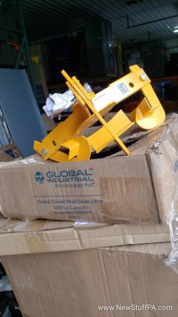 Drum Lifter Grab Chain Hoist Forklift 1