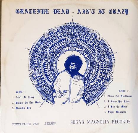 Grateful Dead LIVE on Vinyl LP... 'Ain't It Crazy'... Classic 1