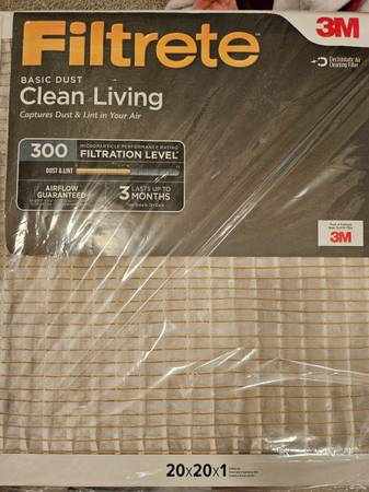 3m Filtrete 20 x 20 x 1 air filters 1