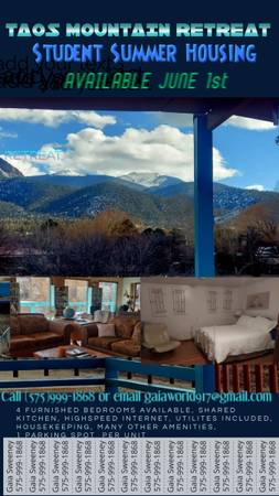 $800 / 6br - Furnished Room for Rent (Arroyo Seco)63659815975041121