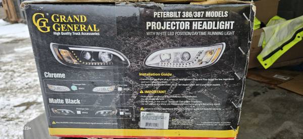 Peterbilt headlights 1