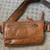 SPIKES & SPARROW Wallet Genuine Brandy Brown Leather Zip 2 thumbnail