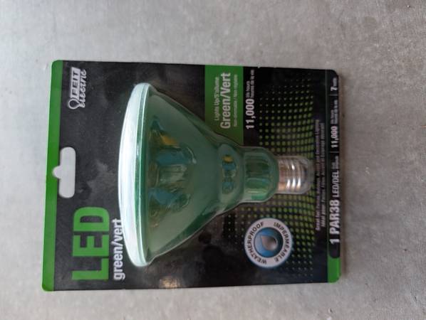 Red and Green floodlights for Christmas 1