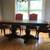 Solid mahogany dining set 3 thumbnail