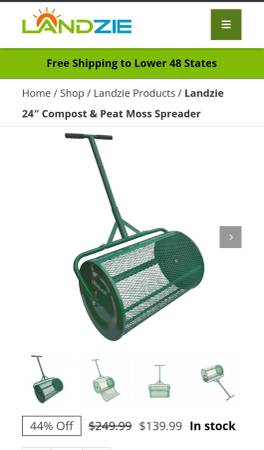 Peat Moss/Compost/Manure Spreader 1