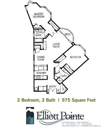 $3,000 / 2br - 975ft2 - 2BR 2BA apt, Gas Utilities Included, Modern kitchen, has Washer/Dryer (Seattle Waterfront, Belltown, Elliott Avenue)63845963322115120