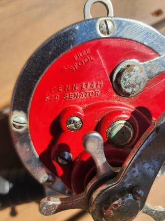 Penn 114H Special 6/0 Carrete de Senador y Penn Senator 3160RS 6/0 Caña - $100 (Hartland, VT)62948856143363123