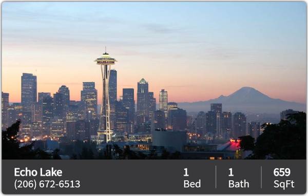 $1,765 / 1hab - 659ft2 - ¡Tenemos todo lo que necesitas! ¡Excelentes comodidades! Fantástico de 1 habitación y 1 baño (Shoreline - Shoreline Park and Ride)63874307370497121