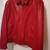 FS: Ricard Pells Red Leather Jacket 2 thumbnail