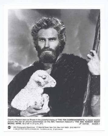 Charlton Heston Original Photograph - THE TEN COMMANDMENTS 1