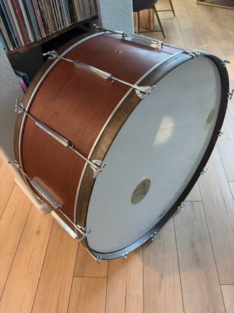 1968 Ludwig 36”x16” Concert Bass Drum 1