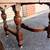 Antique Dining Table - Leaves, Ornate Woodwork, Porcelain Casters 5 thumbnail