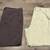 2 Men's Chino Shorts, Sz. 36 Dark Gray, Sz. 38 Khaki Light Tan, NICE! 1 thumbnail