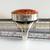 VTG Merle House Navajo Sterling 925 Orange Red Spiny Oyster Sz 11 Ring 11 thumbnail