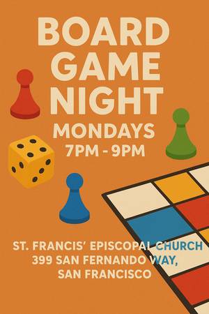 Noche de Juegos de Mesa - Lunes por la Noche a las 7pm (ingleside / SFSU / CCSF)63836592720643120