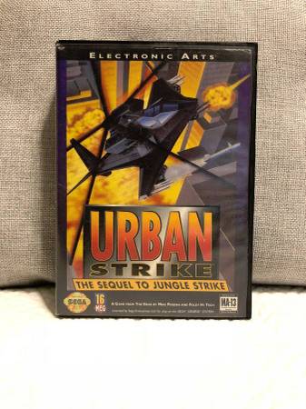 1994 SEGA GENESIS "URBAN STRIKE" GAME BOX 1