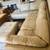 Beige Sectional Couch & ottoman 2 thumbnail