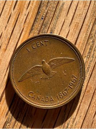 6- 1967 Centennial Pennies 1