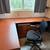 Executive desk w 2 file cabinets and chair. Plus customer service desk 1 thumbnail