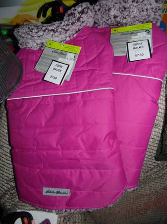 Small, Medium, L/XL Dog Jackets & Sweaters $7.50 --New-Half Price-- 1