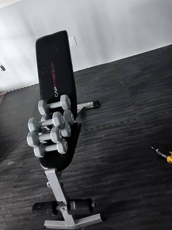 Weight bench / free weights 1