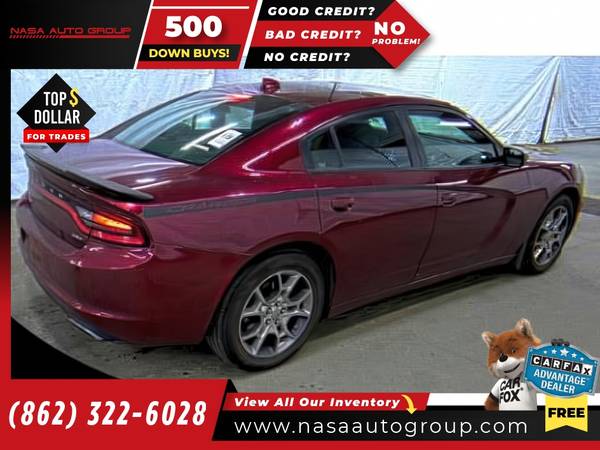 2017 Dodge Charger SXT AWD - $13,200 (The price in this ad is the downpayment)63614914692099123