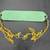 Green and Yellow Plastic and Metal  Playground Belt Swing 1 thumbnail