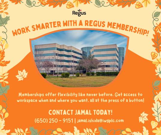 $119 ✈️Get a Regus Membership For Office Space Anytime, Anywhere!✈️ (Arden-Arcade / Sacramento)63844737810561120