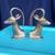 VINTAGE MCM BRASS ANTELOPE GAZELLE BOOKENDS 1 thumbnail