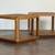 1980’s oak cube side tables 5 thumbnail