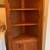 Mastercraft wood corner cabinet 1 thumbnail