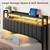 Black Head Board Only with USB Port and LED Lights 4 thumbnail