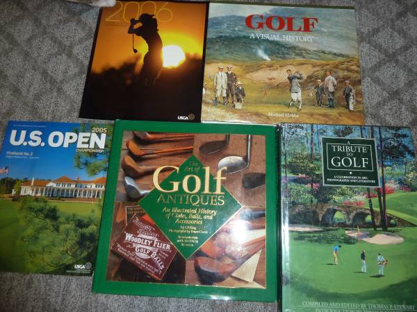 Golf books mags history antiques tribute 1