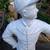 Vintage Large White Concrete Lawn Horse Jockey Statue 44” H 14 thumbnail