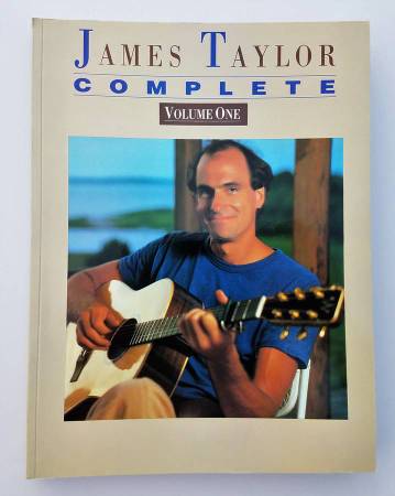 JAMES  TAYLOR complete. volume one - like new - (songs and music) 1