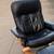 Palliser Leather Recliner Reclining Chair with Ottoman Similar to Ekornes Stress 6 thumbnail